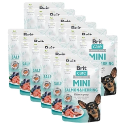 Brit Care Mini Filetti in salsa di salmone e aringhe 12x85g