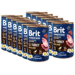 Brit Premium by Nature Junior Turkey With Liver 12x400g