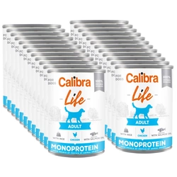 CALIBRA Dog Life Adult Pollo con Riso 24x400g