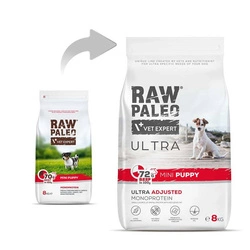 Vetexpert Raw Paleo Ultra Beef Puppy Mini 8 kg