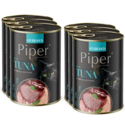 DOLINA NOTECI Piper per gatti sterilizzati con tonno 6x400g