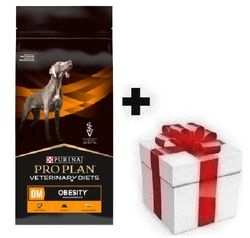 PRO PLAN Veterinary Diets Canine OM Obesity Management Cibo per cani 12 kg + sorpresa per il cane GRATIS