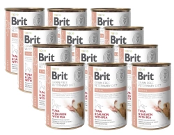 Brit Grain Free Veterinary Diet Dog Renal Tonno, salmone e piselli 12x400g