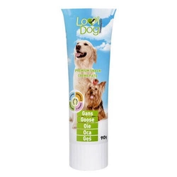 Lovi Dog Snack Creme Pate Goose - paté per cani in tubetto, con oca e vitamine 90g