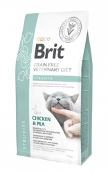 Brit Grain Free Veterinary Diet Cat Struvite Pollo con piselli 5kg