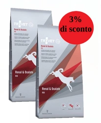 TROVET RID Renal & Oxalate (per cani) 2x12.5kg - 3% di sconto in un set