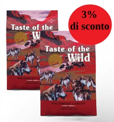 Taste Of The Wild Southwest Canyon 12,2kg - 3% di sconto in un set