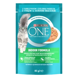 Purina One Cat Indoor con Tonno e fagiolini 85g