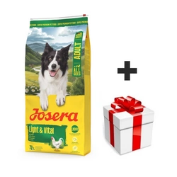 JOSERA Adult Light & Vital 12,5kg + sorpresa per il cane