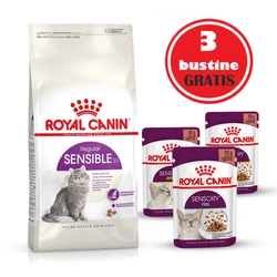 ROYAL CANIN Sensible 33 10kg + 3 buste di cibo umido GRATIS!!!