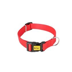 Dingo Collare con chiusura in plastica per cane rosso 65cm