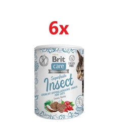 BRIT CARE Cat Snack Superfruits Insect Hypoallergenic 6X100g -2% DI SCONTO SUL SET