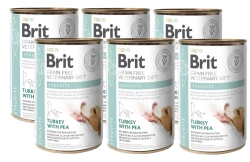 Brit Green Free Veterinary Diet Dog Struvite Tacchino con piselli 6x400g