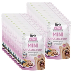 Brit Care Mini Pouch Filetti in salsa di pollo e tonno 24x85g