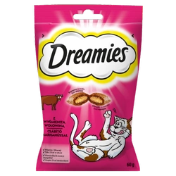 DREAMIES Snack per gatti con manzo 60g