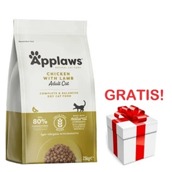 APPLAWS Complete Dry Adult Chicken With Lamb 7.5kg + sorpresa per il gatto GRATIS