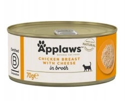 APPLAWS Petto di pollo con formaggio in brodo 70g