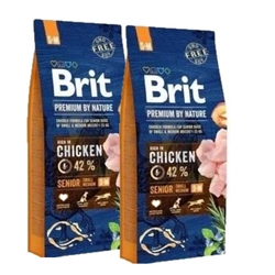 Brit Premium By Nature Senior S+M Con pollo 2x15kg
