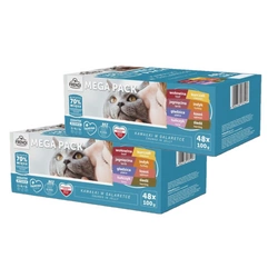 Frendi bustine per gatti al gusto di carne e pesce in gelatina 96x100g