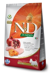 Farmina N&D Pumpkin Grain Free Canine Adult Mini Chicken&Pomegranate 2,5kg