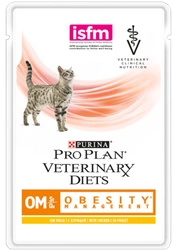 PRO PLAN Veterinary Diets OM St/Ox Gestione dell'obesità per gatti con pollo 85g