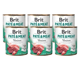 Brit Pate&Meat Adult Cervo 6x800g