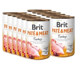 Brit Pate & Meat Con tacchino 12x400g