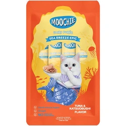 MOOCHIE Fairy Puree Tuna & Katsuobushi 5×15g snack per gatti