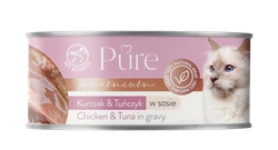 PetRepublic Pure pollo e tonno in salsa 80g