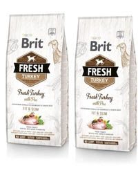 Brit Fresh Tacchino e Piselli Adult Fit &amp; Slim 2x12kg
