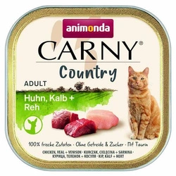 ANIMONDA Carny Country Adult Pollo, Vitello e Capriolo 100g