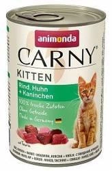 Animonda Gatto Carny Kitten Manzo, Pollo + Coniglio 400g