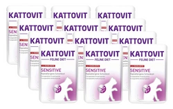 Kattovit Sensitive pollo+anatra 12x85g bustina