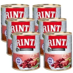 Rinti Kennerfleisch cibo umido per cani -manzo 6x800g