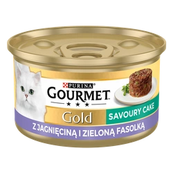 Purina Gourmet Gold Savoury Cake con agnello e fagiolini 85g