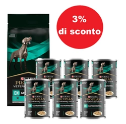 PRO PLAN Veterinary Diets IT Gastrointestinal Cibo secco per cani 12 kg + 6x400g - 3% di sconto in un set