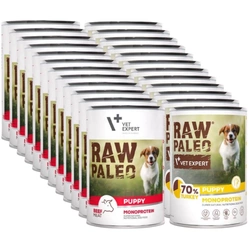 Vetexpert Raw Paleo Puppy Mix di sapori 24x400g
