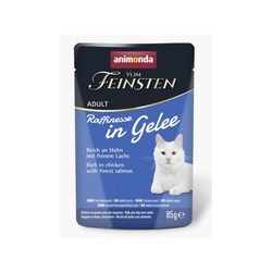 ANIMONDA Vom Feinsten Raffinesse pollo con salmone in gelatina 85 g