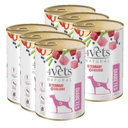 4Vets Cane Diabete 6x400g