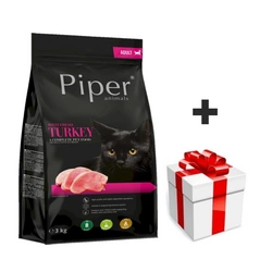 Dolina Noteci Piper Animals con tacchino per gatti 3kg + sorpresa per il gatto
