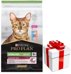 PURINA Pro Plan Cat Sterilised Merluzzo e Trota 10kg + Sorpresa GRATUITA per il gatto!