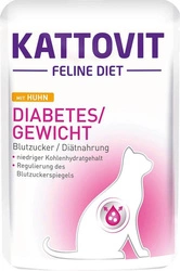 Kattovit Diabetes/Gewicht Pollo 85g bustina
