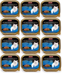 Animonda Gatto Vom Feinsten Adult Salmone in salsa di erbe 12x100g - di sconto in un set