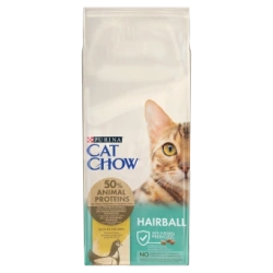 PURINA Cat Chow Hairball Alimento ricco di pollo 15kg