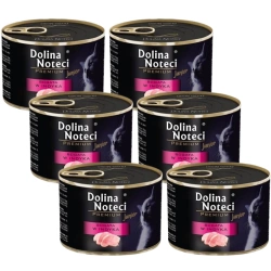 Dolina Noteci Premium Junior per gatti ricco di tacchino 6x185g
