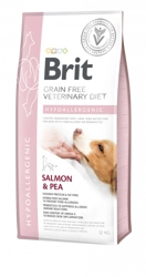 Brit Grain Free Veterinary Diet Dog Hypoallergenic Salmone con piselli 12kg