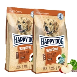 Happy Dog NaturCroq Rind&Rice 2x15kg