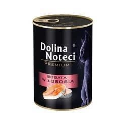 Dolina Noteci Cibo Premium per gatti ricco di salmone 400g