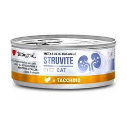 Disugual Alimento umido per gatti Veterinario STRUVITE Tacchino (adulto) 85 g