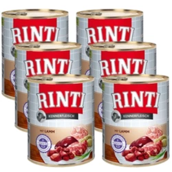 Rinti Kennerfleisch cibo umido per cani - agnello 6x800g